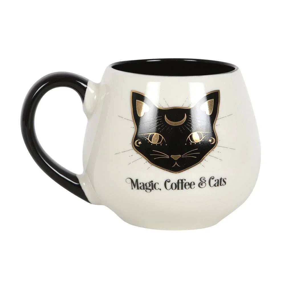 Magic, Coffee & Cats Mug Back