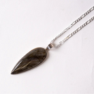 Purple Flash Labradorite Necklace in Sterling Silver