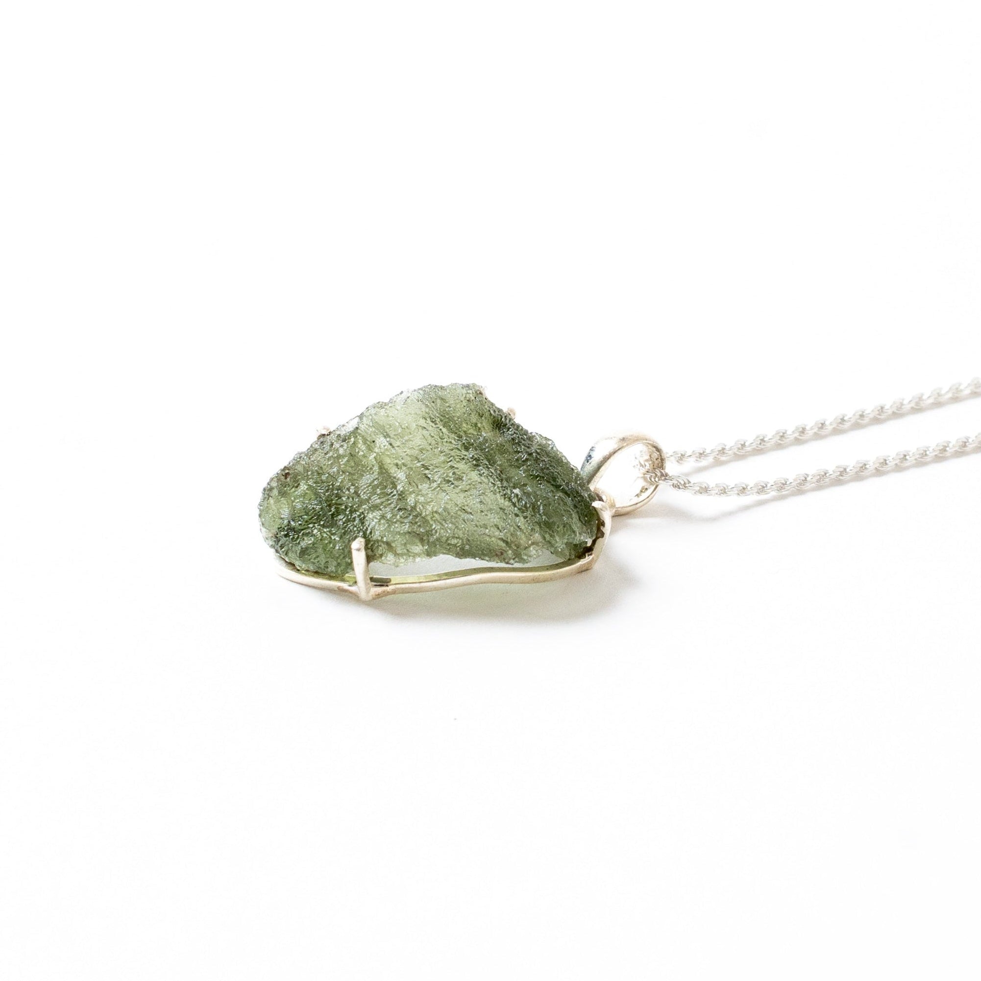 Rough Moldavite Necklace 1