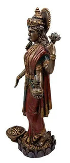 Lakshmi Statue Hindu Goddess of Wealth and Fortune Side