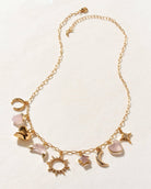 Love and Light Charm Necklace Full Length