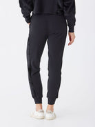 Black Camillah Fleece Sherpa Jogger