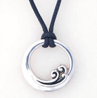 Open Wave Circle Necklace