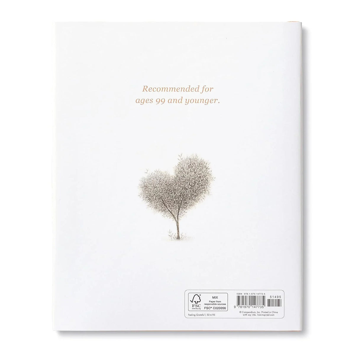 Product packaging with a heart-shaped tree design and text on a white background