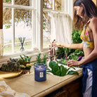 Mediterranean Lemon Large Jar Candle 18 oz in kitchen