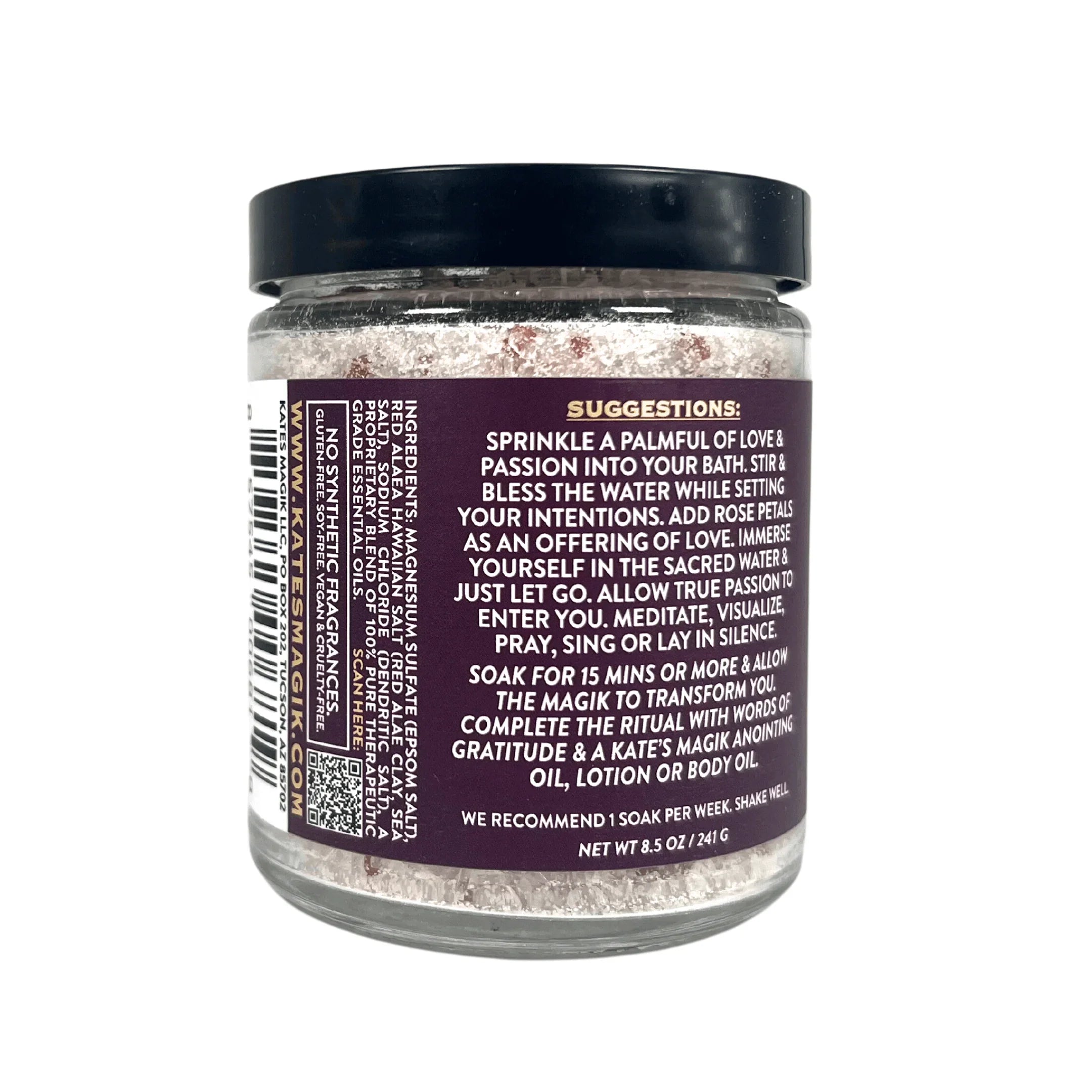 Love & Passion Ritual Bath Salts
Side