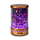 Amethyst Crystal Essential Oil Diffuser with Light on