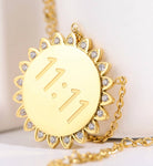 11:11 Golden Sunrise Necklace