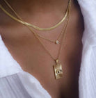 Evil Eye Talisman Tag Pendant Necklace 4