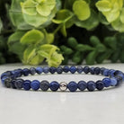 Sodalite 4mm Stretch Bead Bracelet