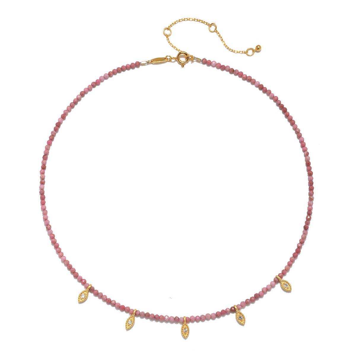 Rhodonite Petal Choker