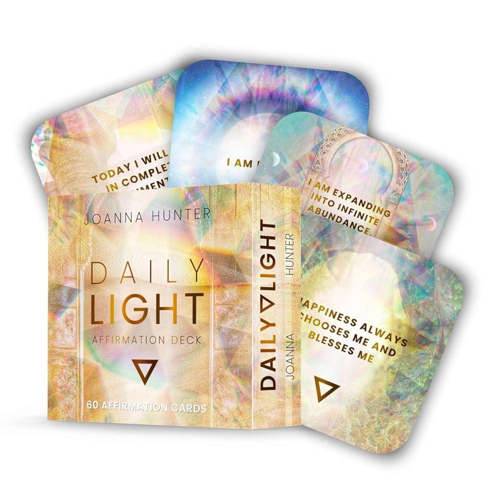 Daily Light Affirmation Deck: Quotes to Shift Your Consciousness (60 Full-Color Affirmation Cards) cover image