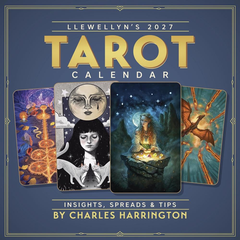 Llewellyn's 2027 Tarot Calendar: Insights, Spreads & Tips (Llewellyn's 2027 Calendars, Almanacs & Datebooks, 13) cover image