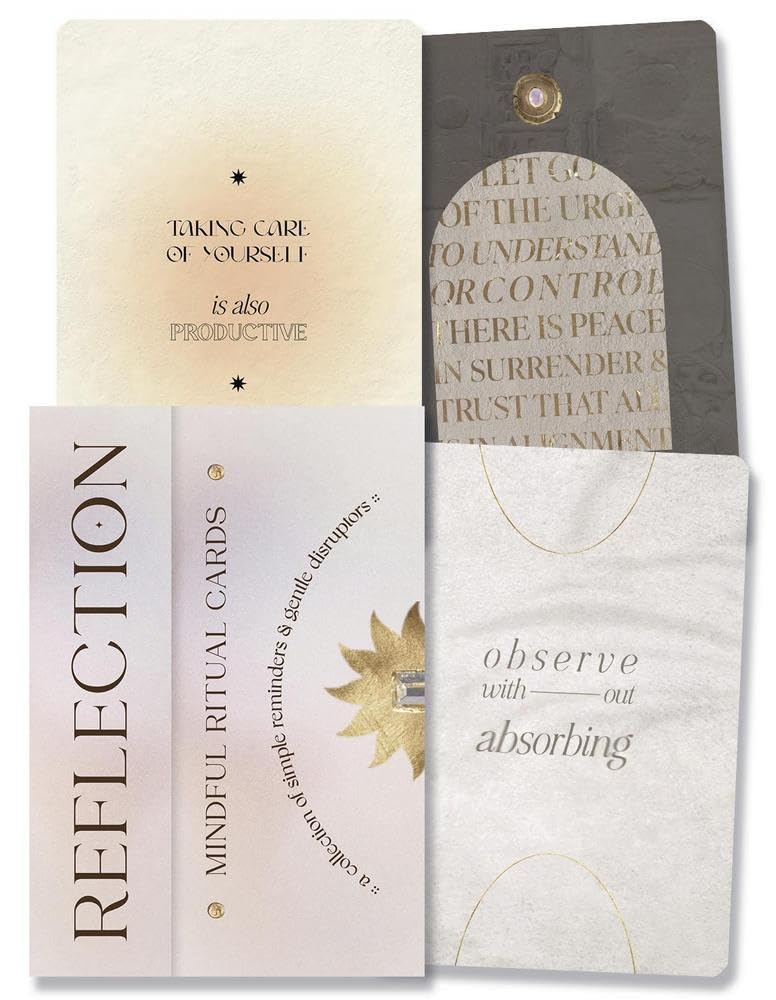 Reflection: Mindful Ritual Cards: A Collection of Simple Reminders and Gentle Disruptors cover image