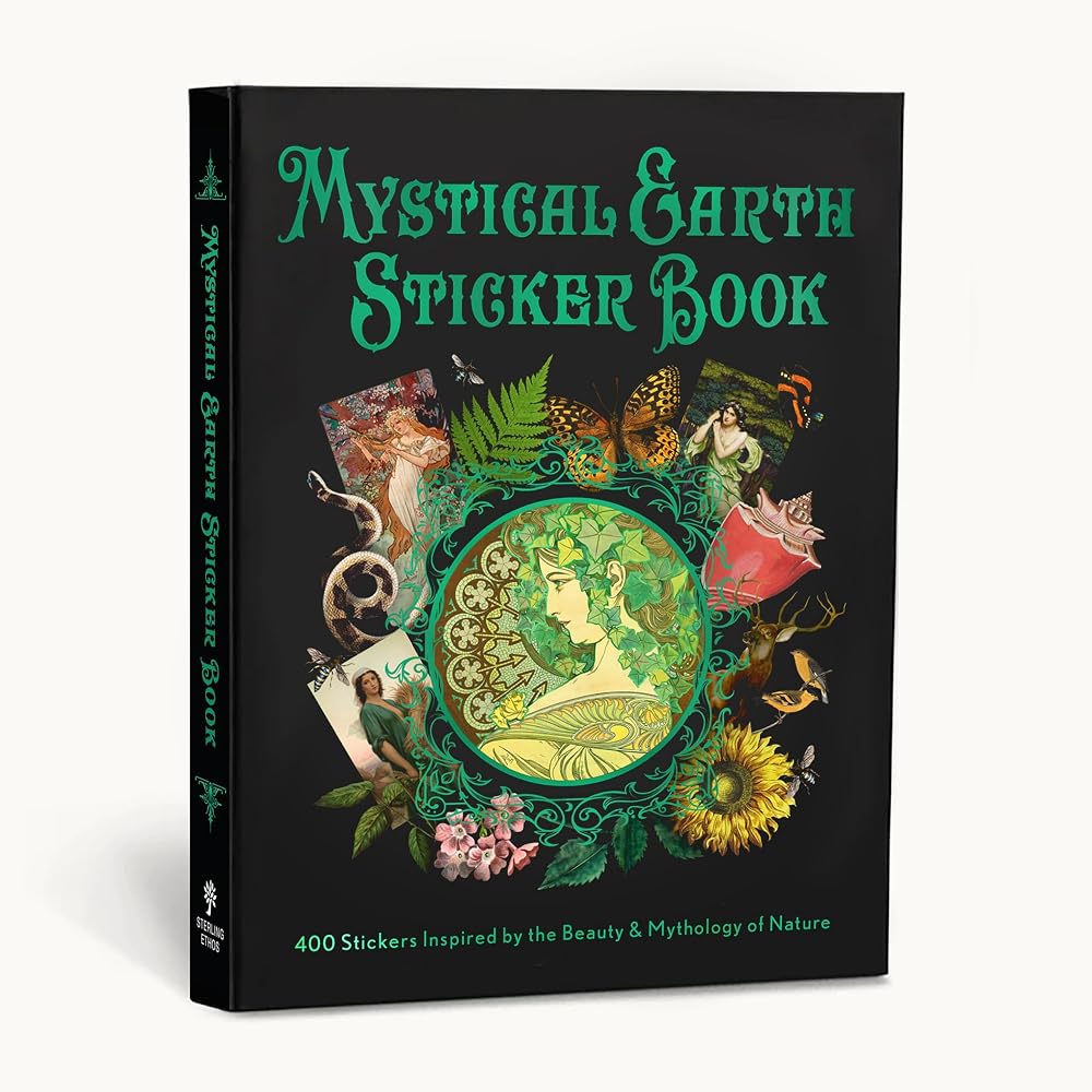 Mystical Earth Sticker Book: 400 Stickers Inspired by the Beauty & Mythology of Nature (Mystical Sticker Book) cover image