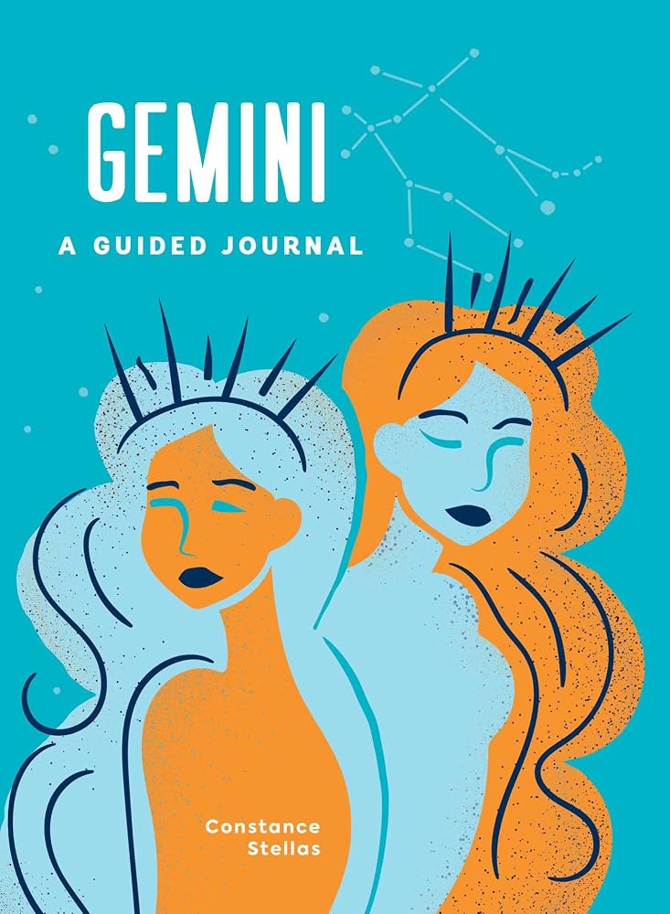 Gemini: A Guided Journal: A Celestial Guide to Recording Your Cosmic Gemini Journey (Astrological Journals) cover image