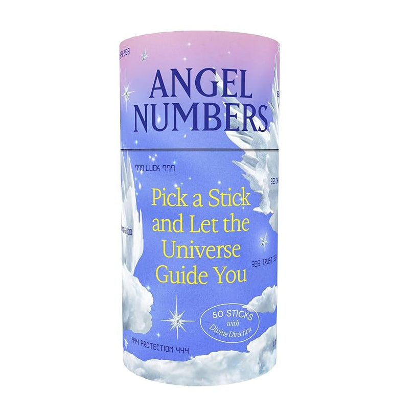 Angel Numbers: Pick a Stick and Let the Universe Guide You--50 Sticks with Divine Direction cover image