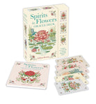 Spirits in Flowers Oracle Deck: Includes 52 cards and a 128-page illustrated book cover image