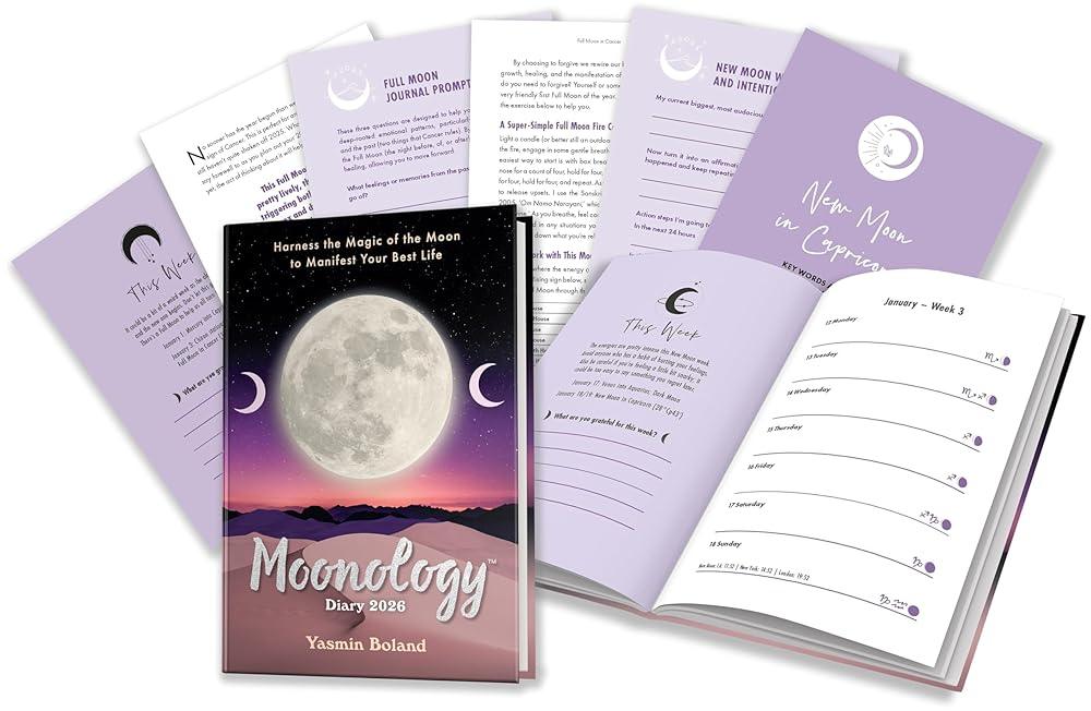 Moonology™ Diary 2026: Harness the Magic of the Moon to Manifest Your Best Life cover image
