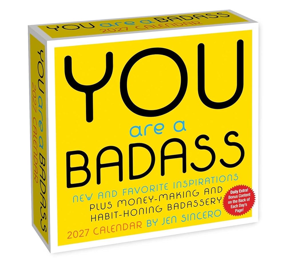 You Are a Badass 2027 Day-to-Day Calendar cover image