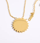 11:11 Golden Sunrise Necklace