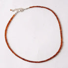 Hessonite Garnet Bead Necklace 3