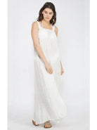 Sweet Summer Day White Maxi Dress Front