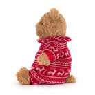 Bartholomew Bear Winter Pajamas Side View