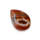Egg Shaped Carnelian with Crystal Druzy