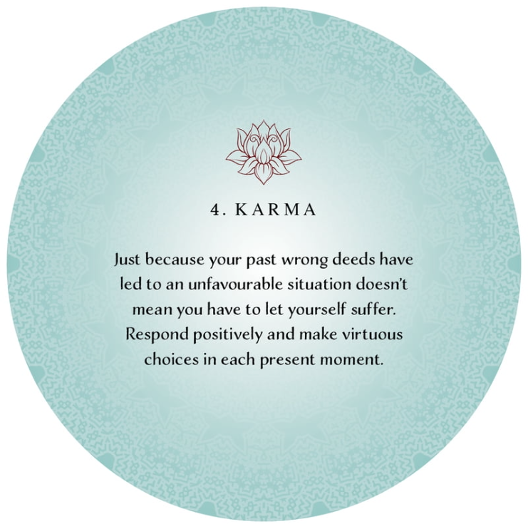 Buddhism Cards: Karma