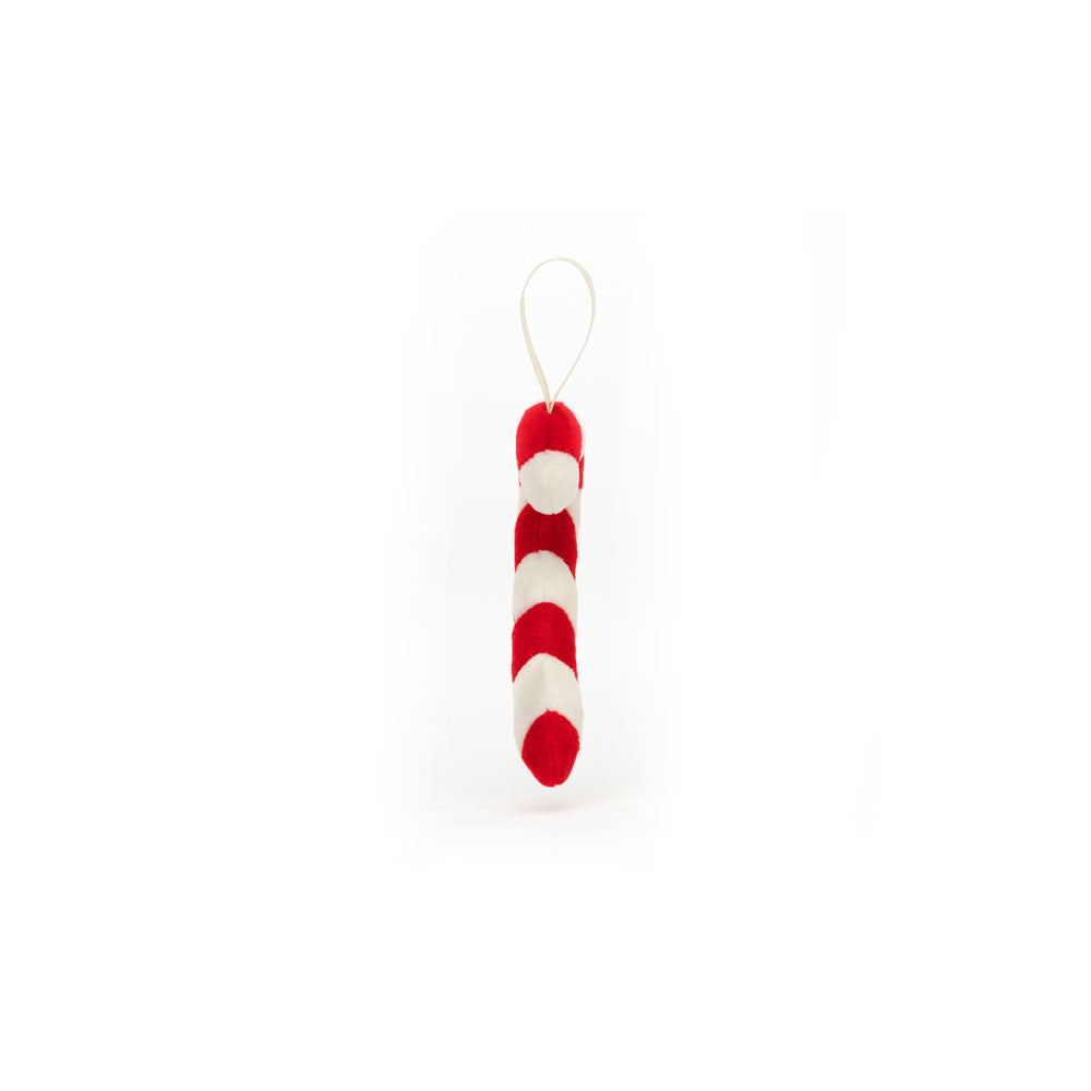 Festive Folly Candy Cane Ornament Side View