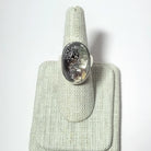 Garden Quartz Cabochon Ring Sterling Silver Photo #2