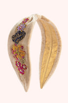 Cream Posy Velvet Headband