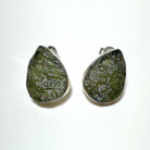 Moldavite Post Earrings 2