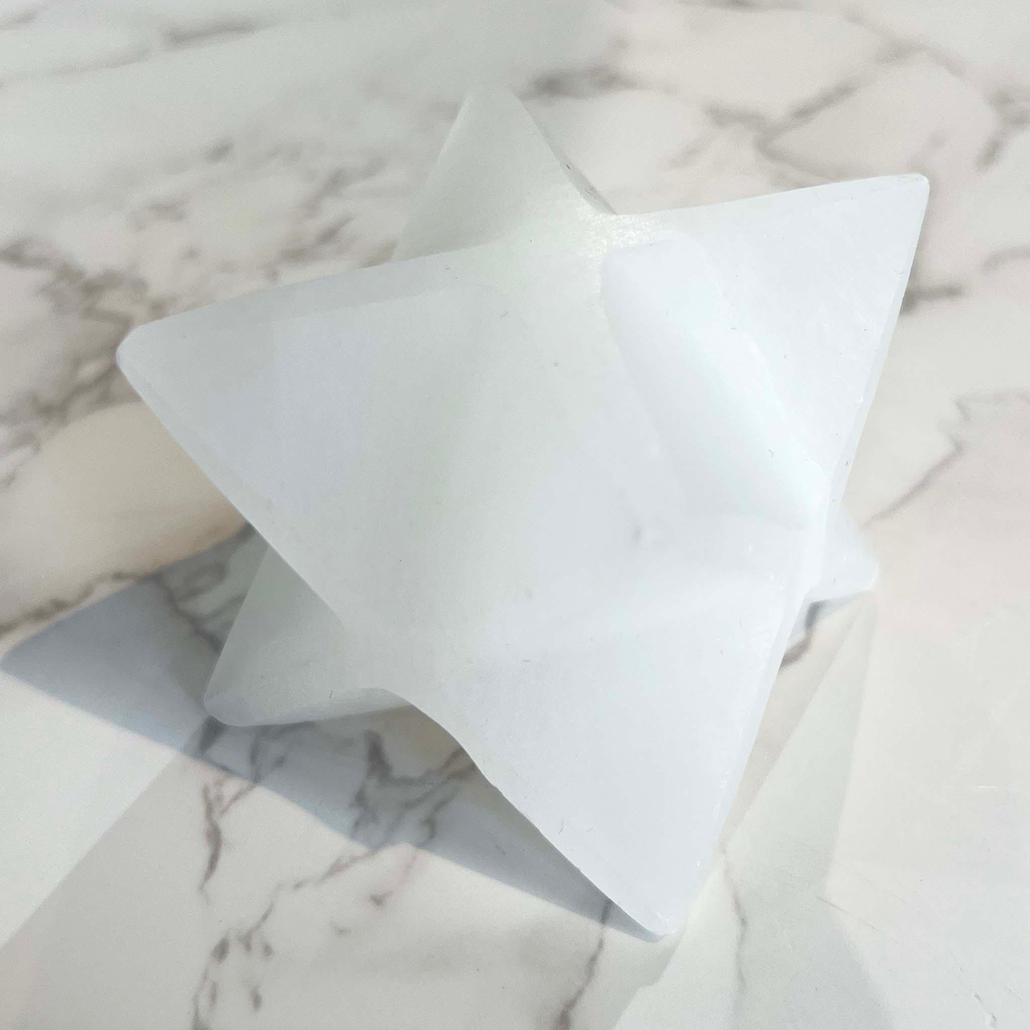 Selenite Merkaba