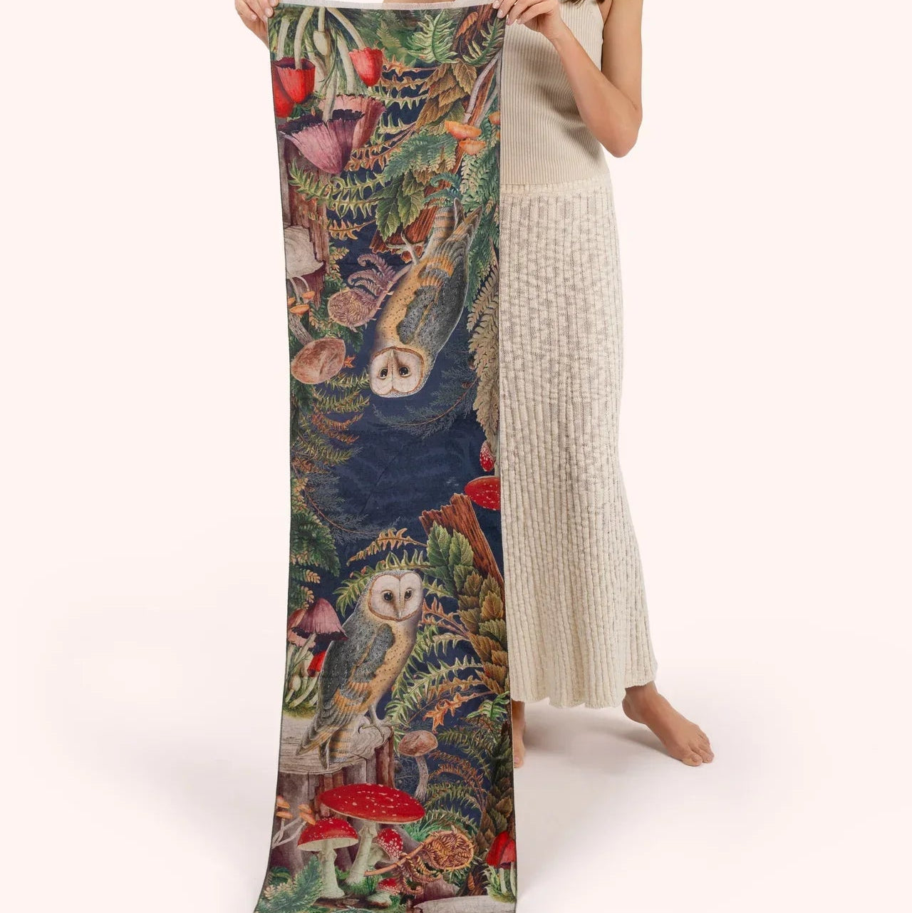 Wild Woodland Owl Lux Scarf