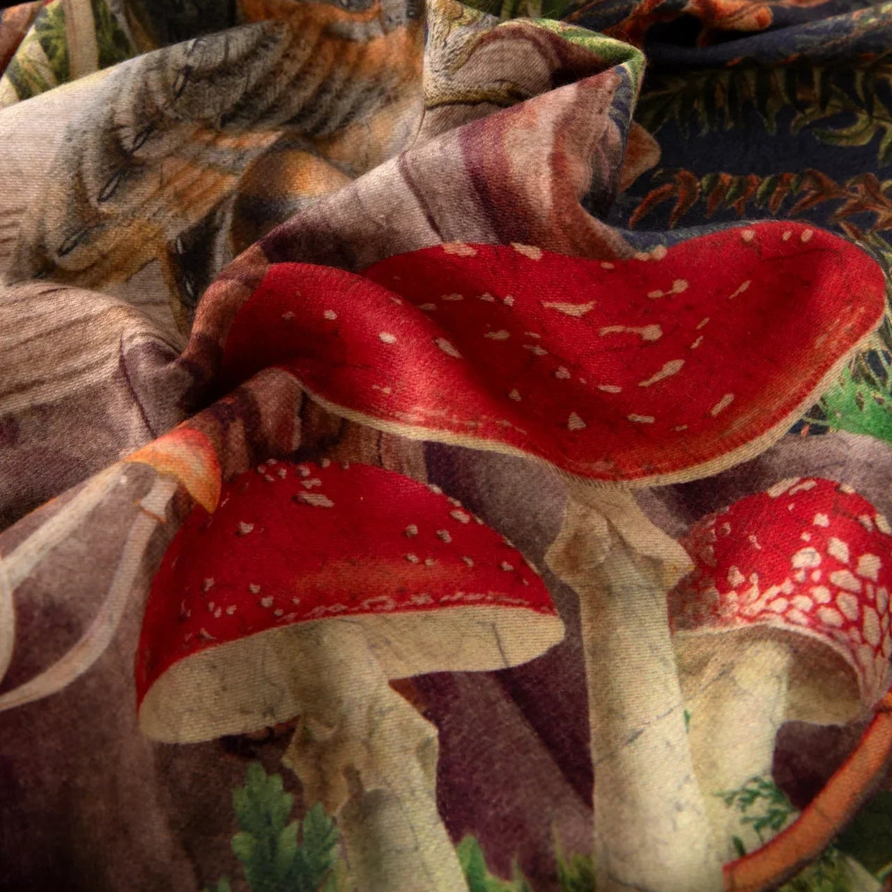 Cose-Up Wild Woodland Owl Lux Scarf