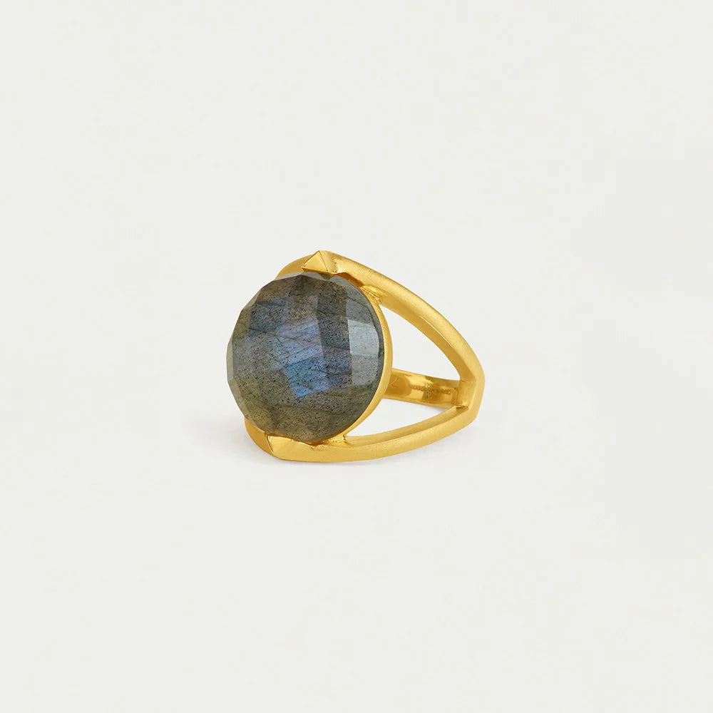 labradorite ring