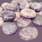 Lepidolite Palm Stone