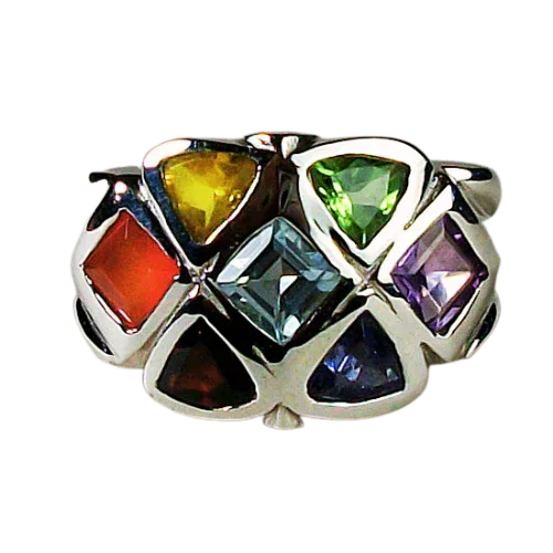 Chakra Power Unisex Ring