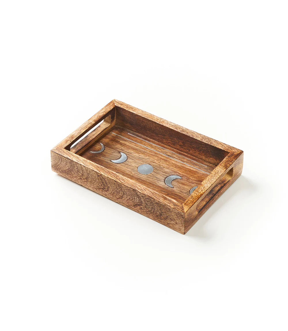 Matre Boomie Wooden Celestial Trinket Tray