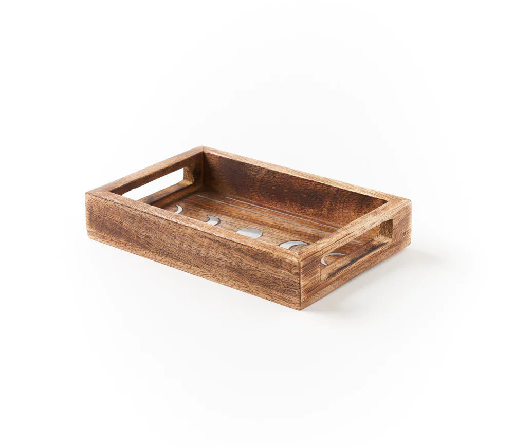 Matre Boomie Wooden Celestial Trinket Tray