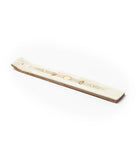 Moon Phase Brass and Bone Incense Holder