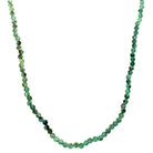 Emerald Faceted Gemstone Necklace