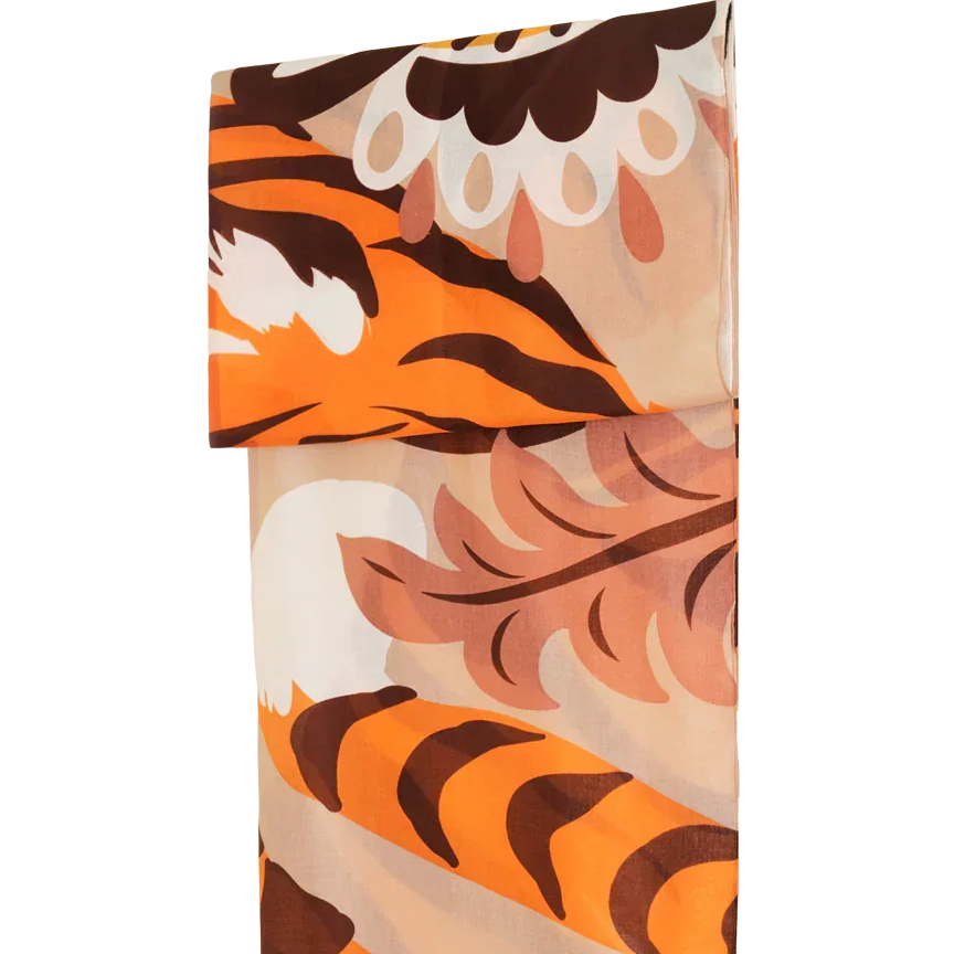 Printed Thrill of the Tiger Scarf