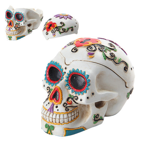 Sugar Skull Decorative Trinket Box