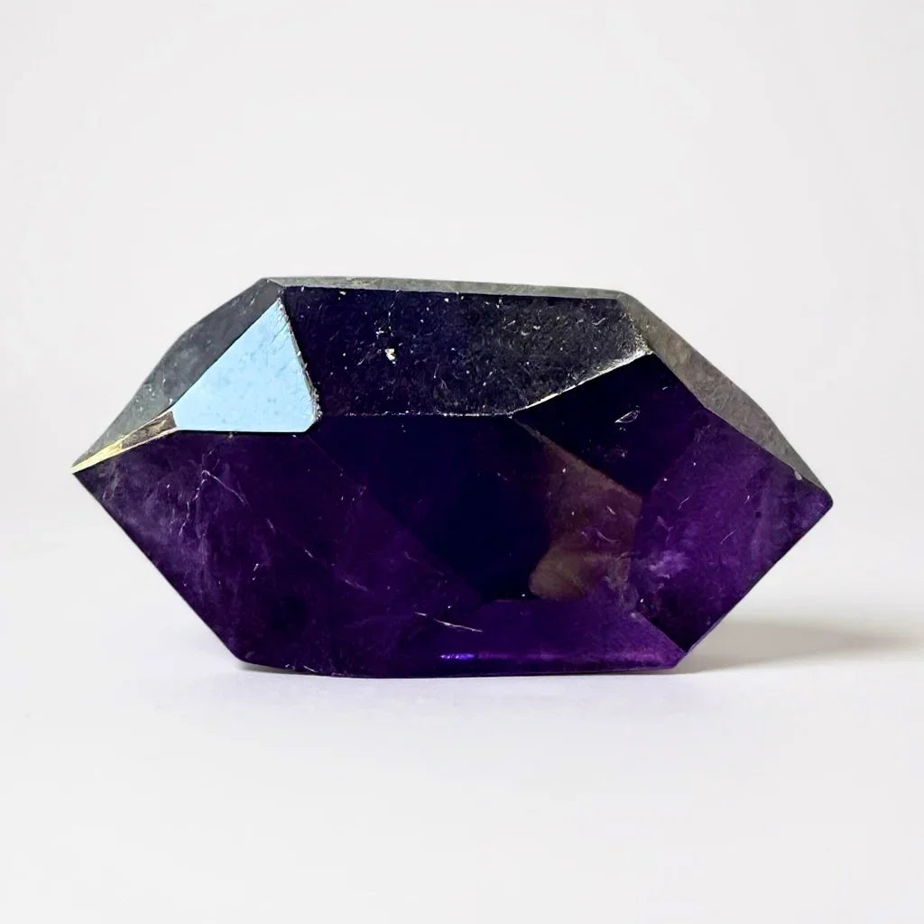 Amethyst double terminated polished point