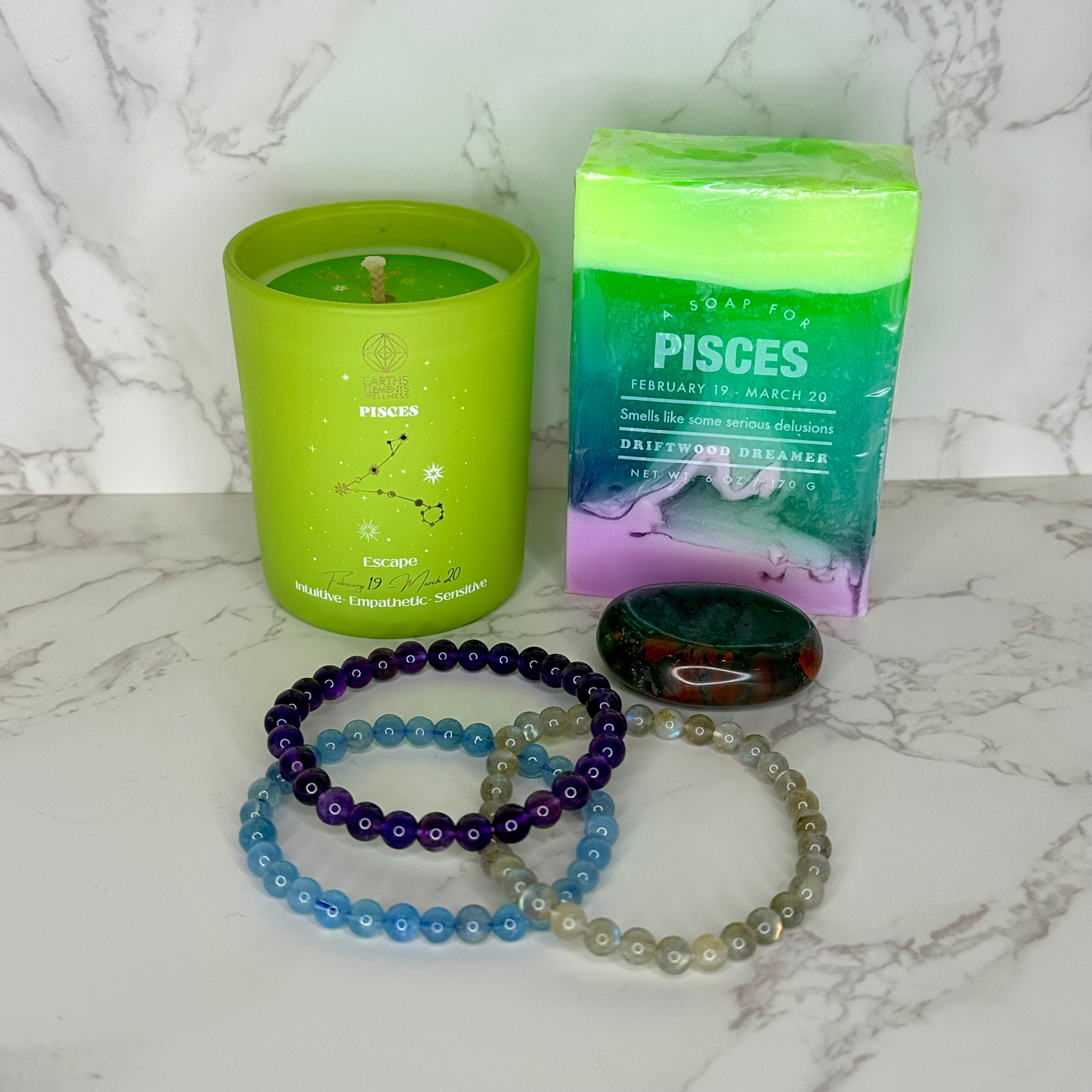 Pisces Sun Sign Zodiac Gift Set