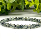 Prehnite 6mm Smooth Bead Stretch Bracelet Full view