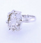 Herkimer Diamond Sterling Silver Ring Side View